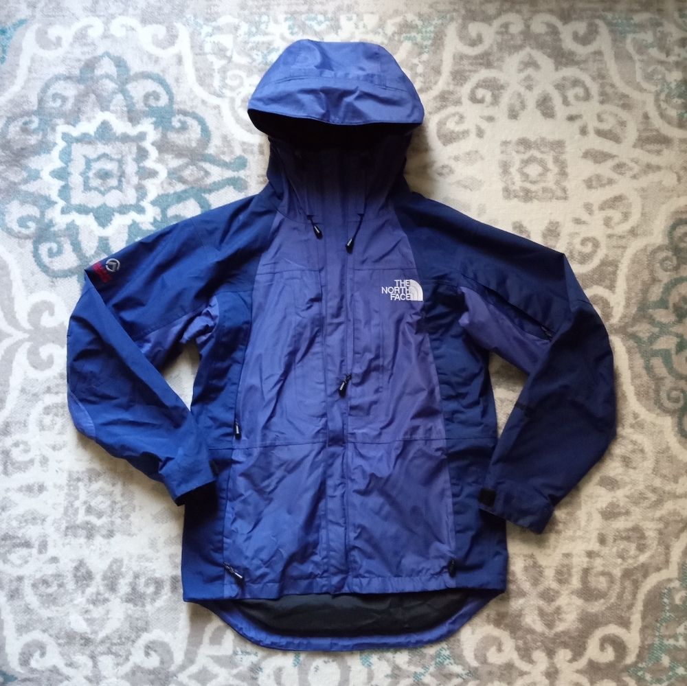 The North Face Women's Vtg Summit Series Gore-Tex Jacket Medium Blue Waterproof